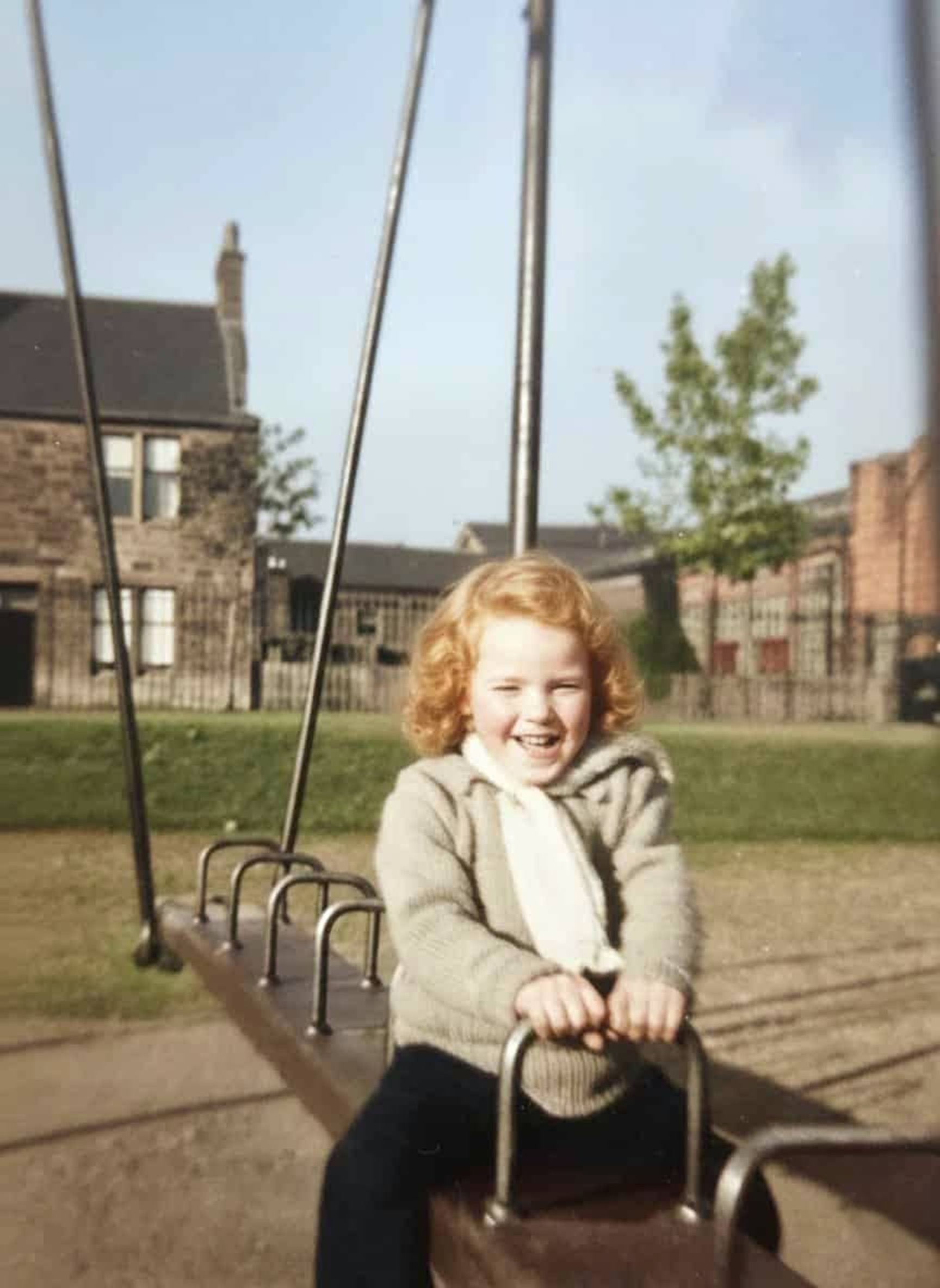 Wee Jean Murphy, King George V Park, Wishaw, 1954. Thanks to Jean for pic.