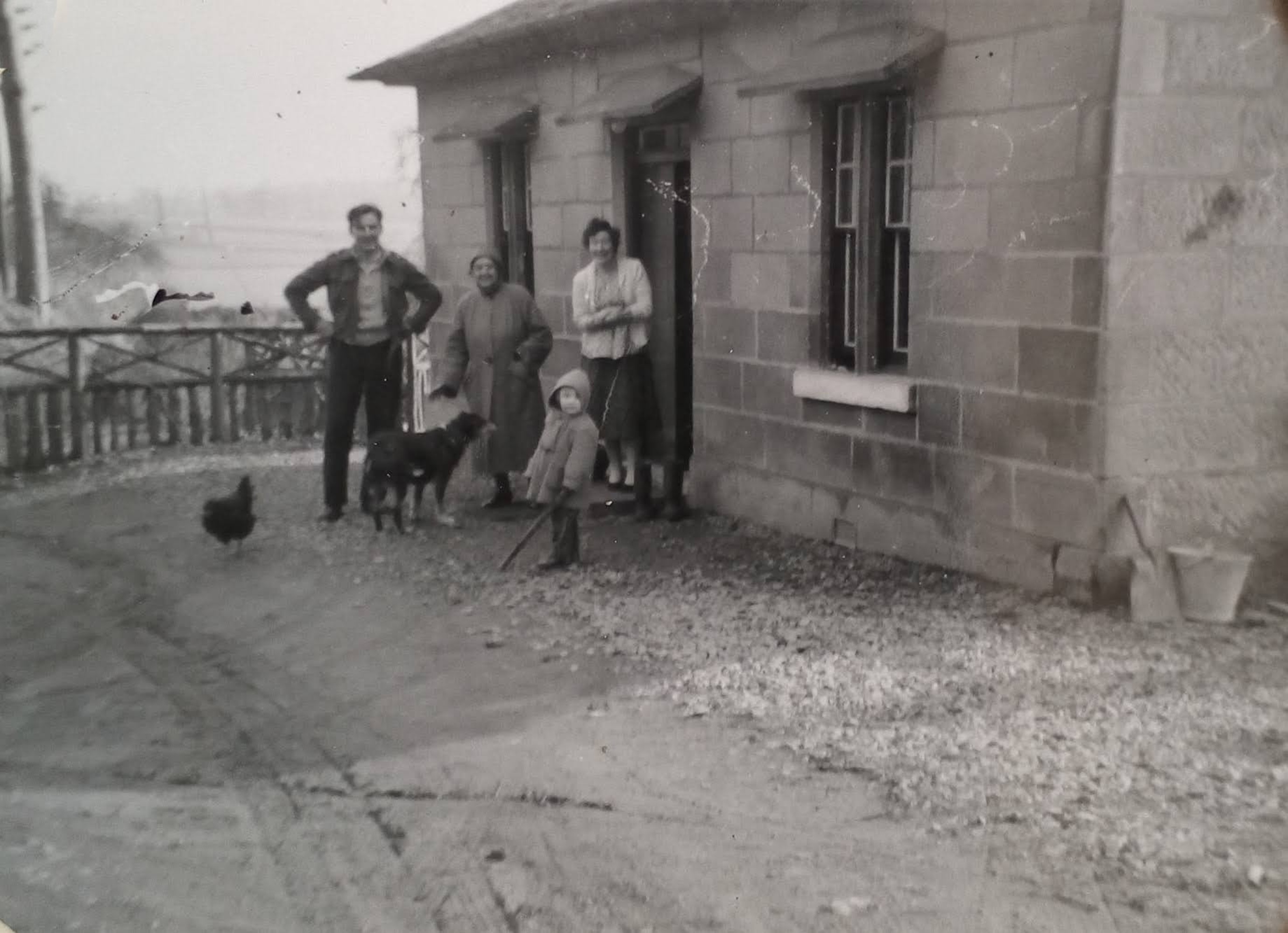 East Lodge, Cambusnethan Priory, Wishaw, 1958. Courtesy of Ruth Casey.