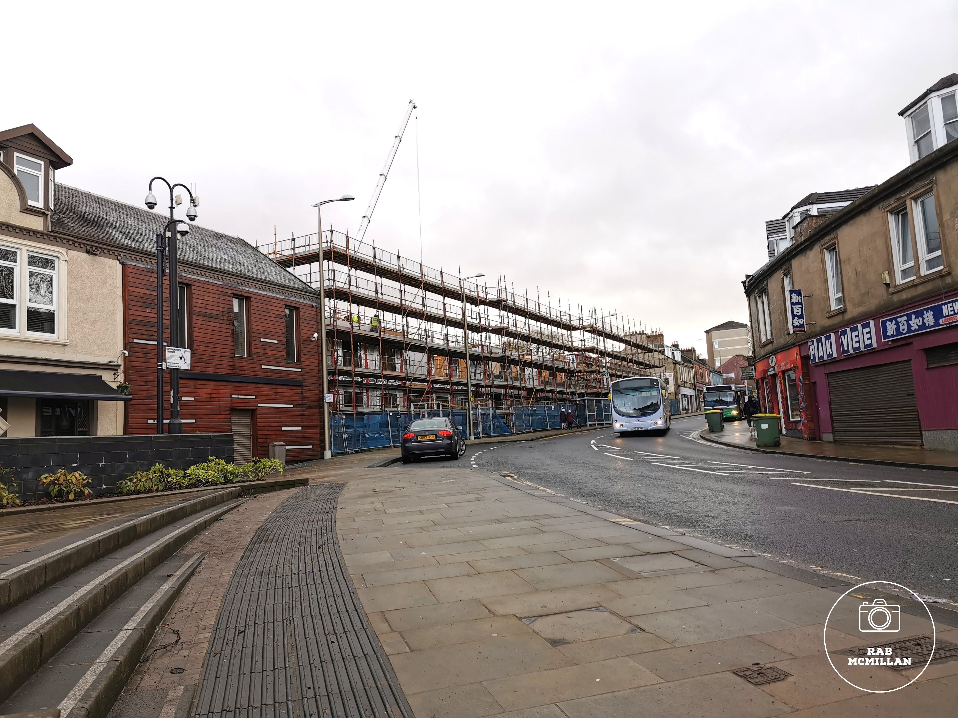 New Flats Construction, Main Street, West Cross, Wishaw, 2022.