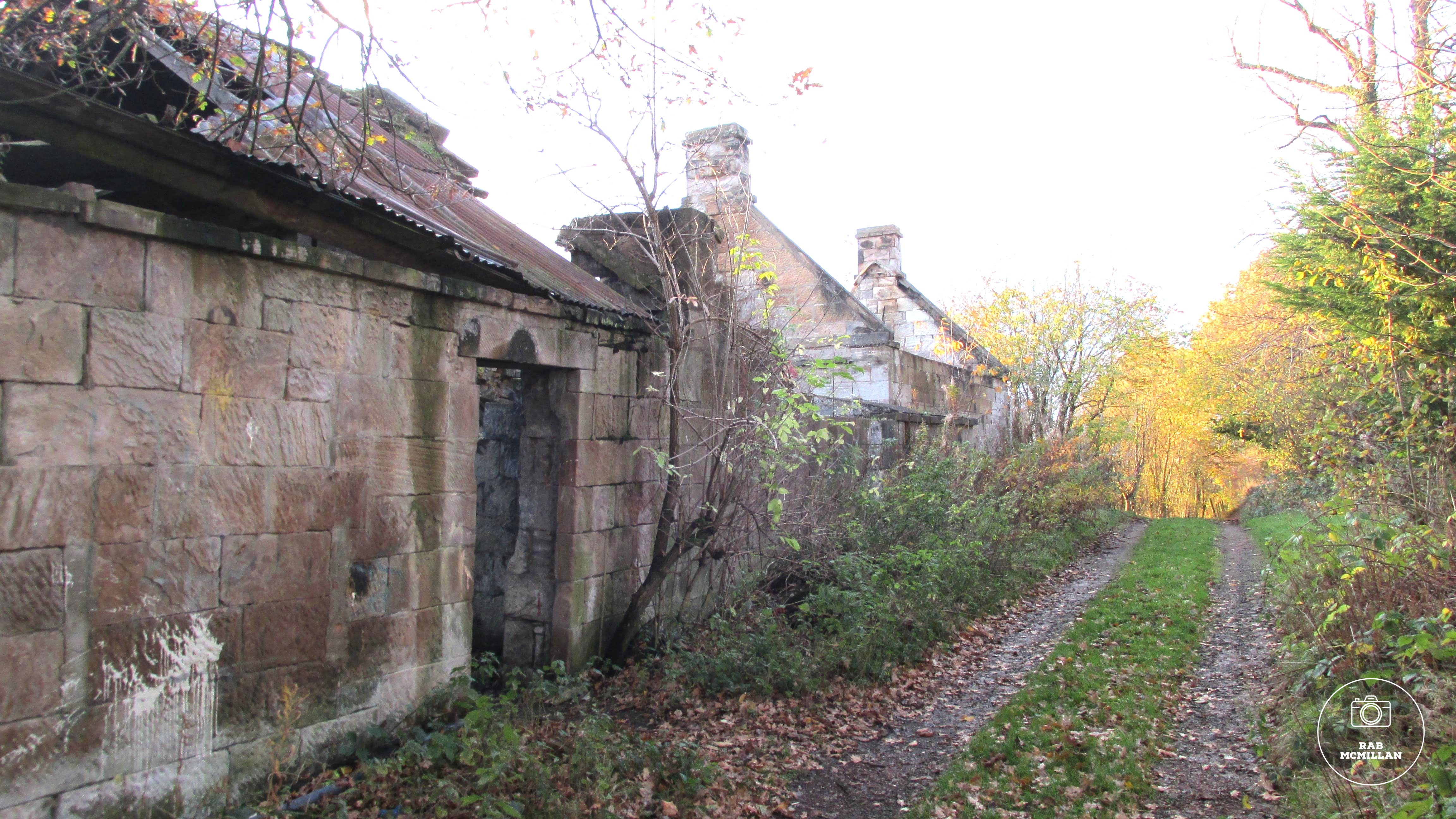 Ruin in the woods, Kirknethan, Netherton, Wishaw, 2014.
