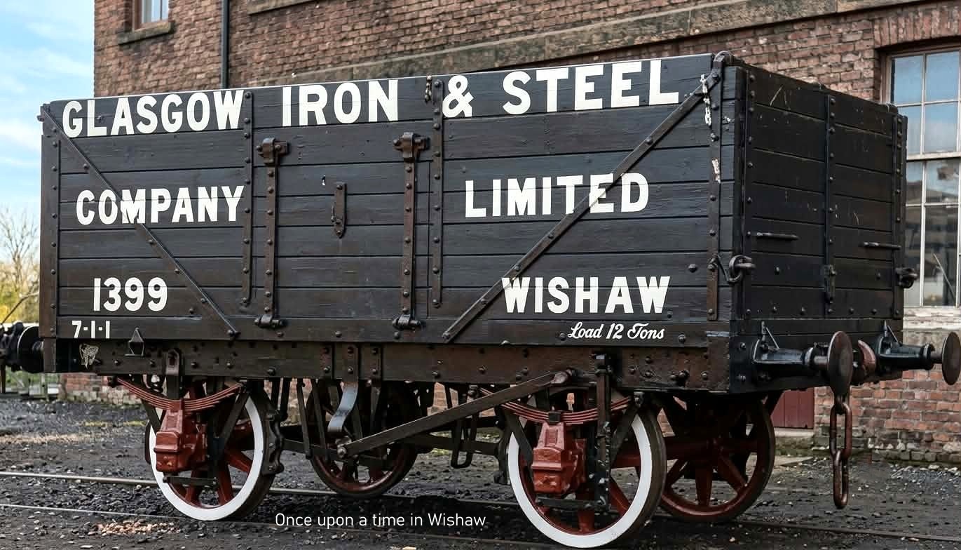 Wagon belonging to Glasgow Iron and Steel Company Limited, Wishaw.
