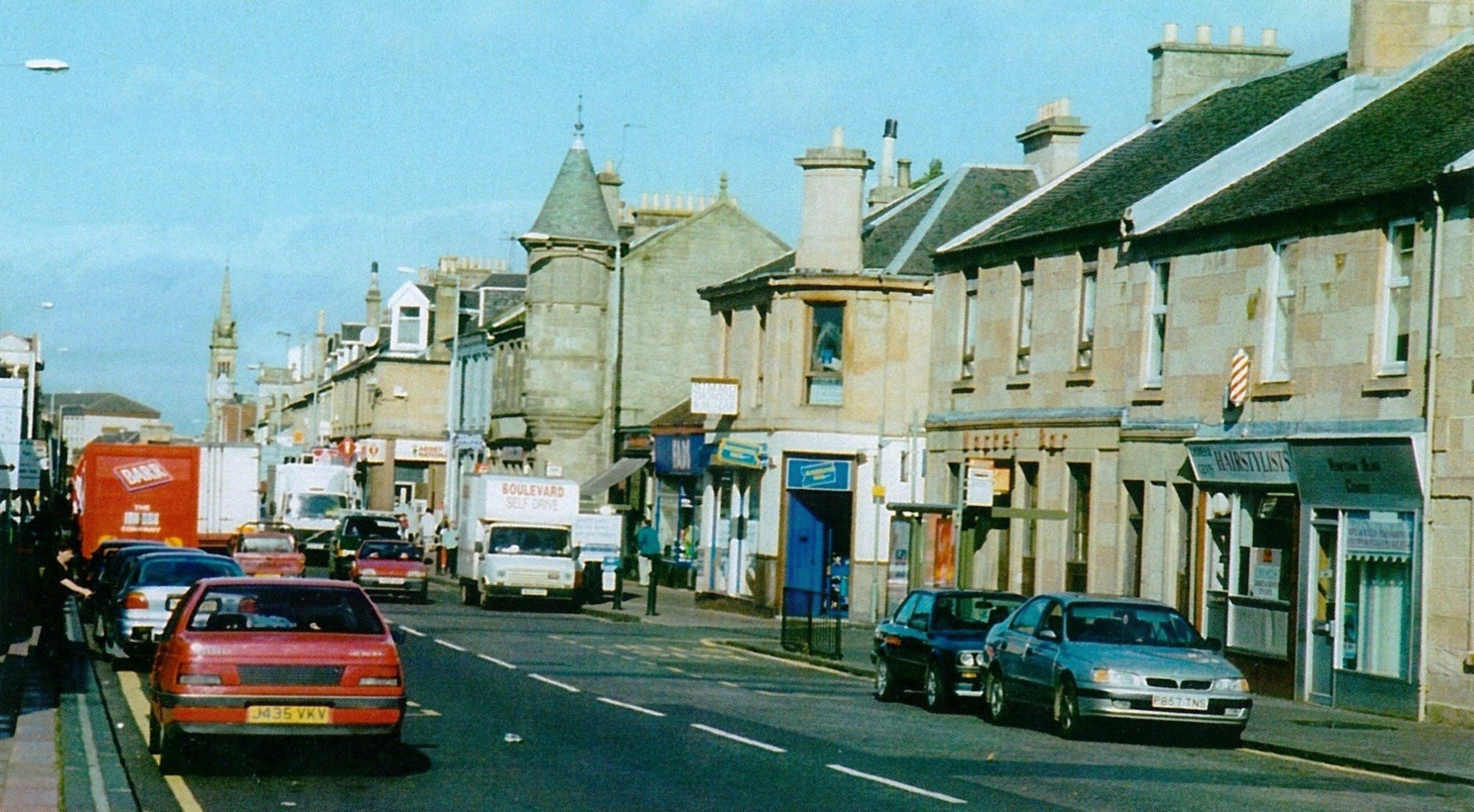 Stewarton Street, Wishaw, 1990's, photo by John McKillop.