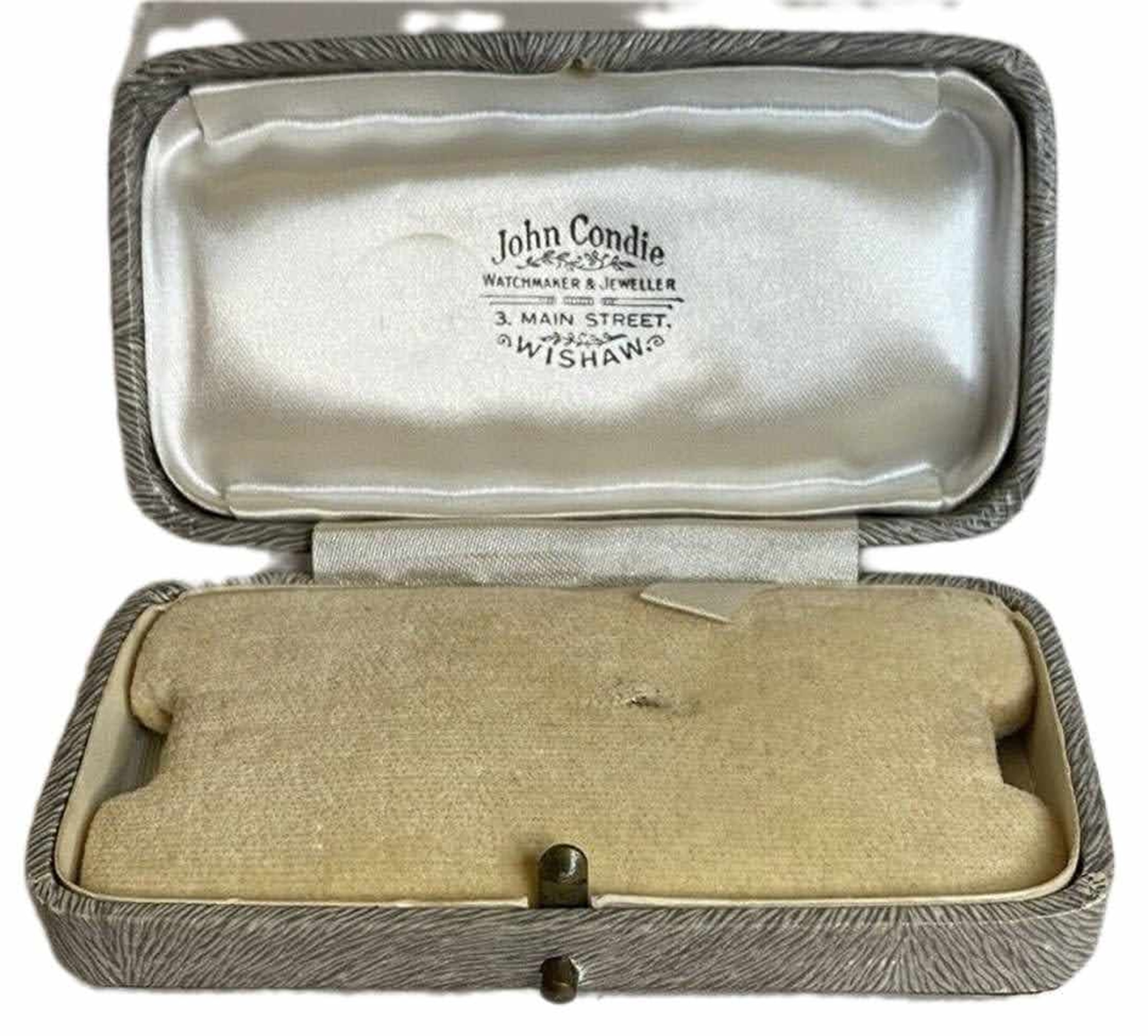 Box from John Condie Jewellers, Wishaw.