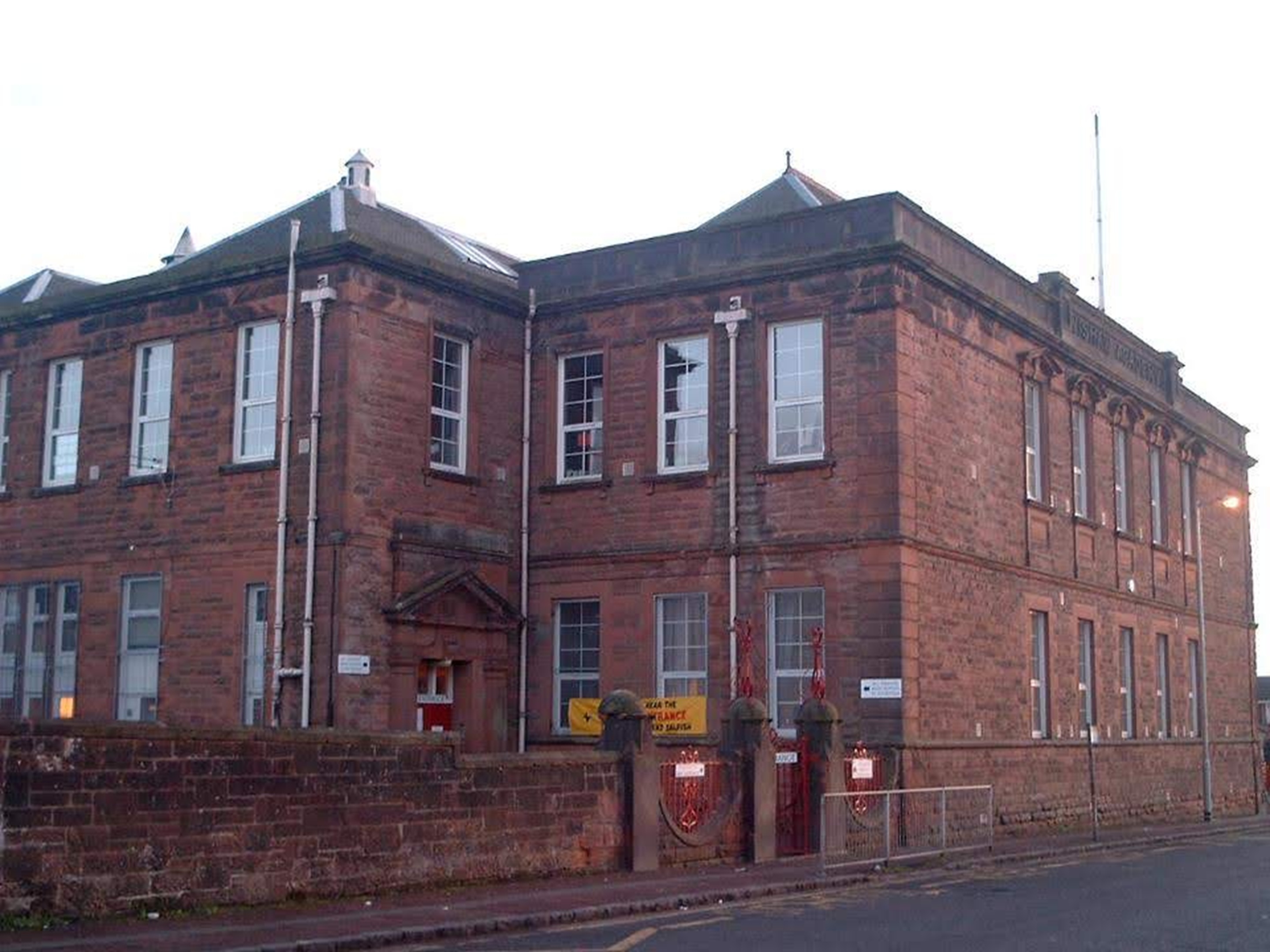 Wishaw Academy School, photo credit unknown.