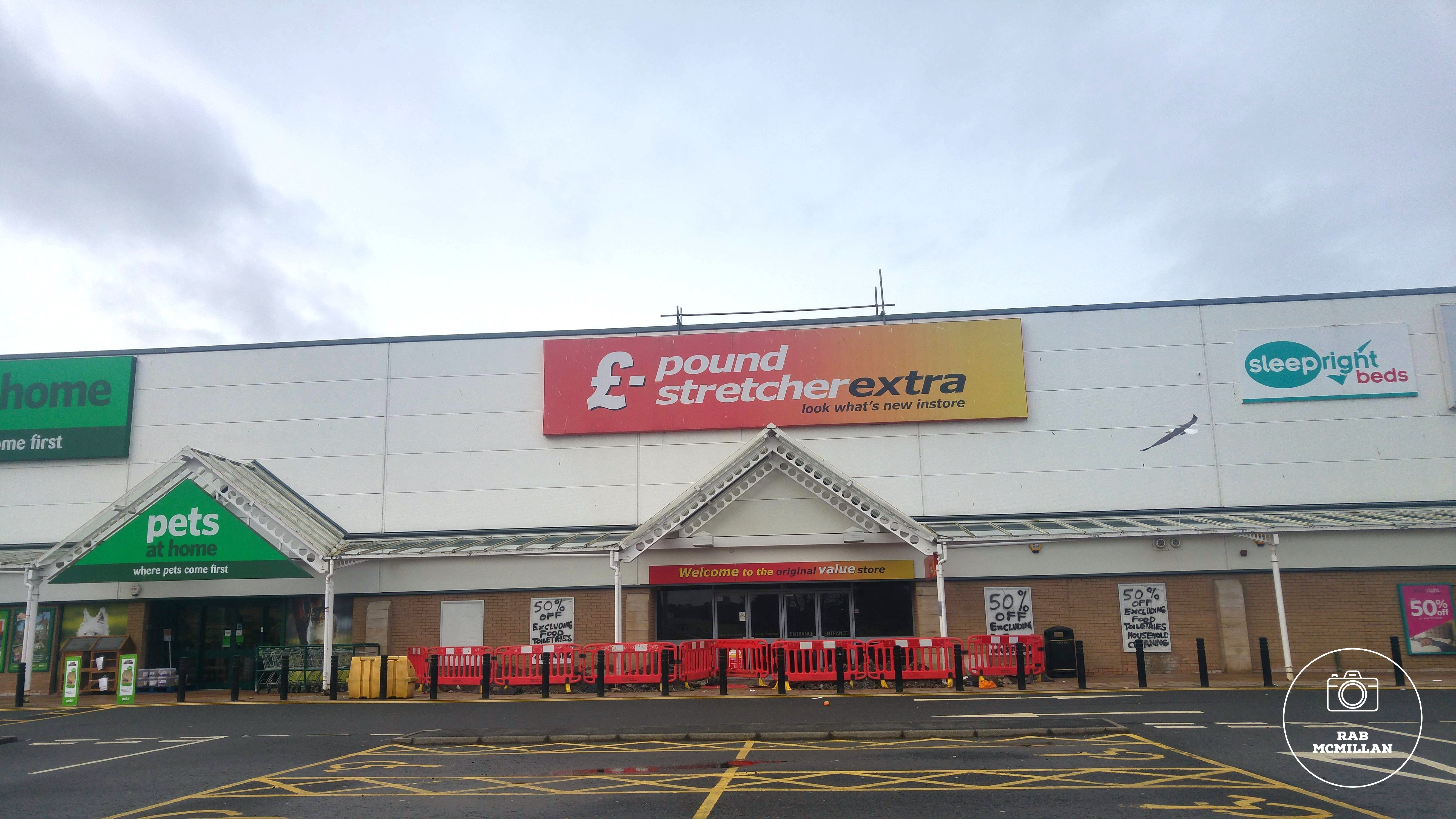Caledonian Retail Park, Glasgow Road, Craigneuk, Wishaw, 2018.