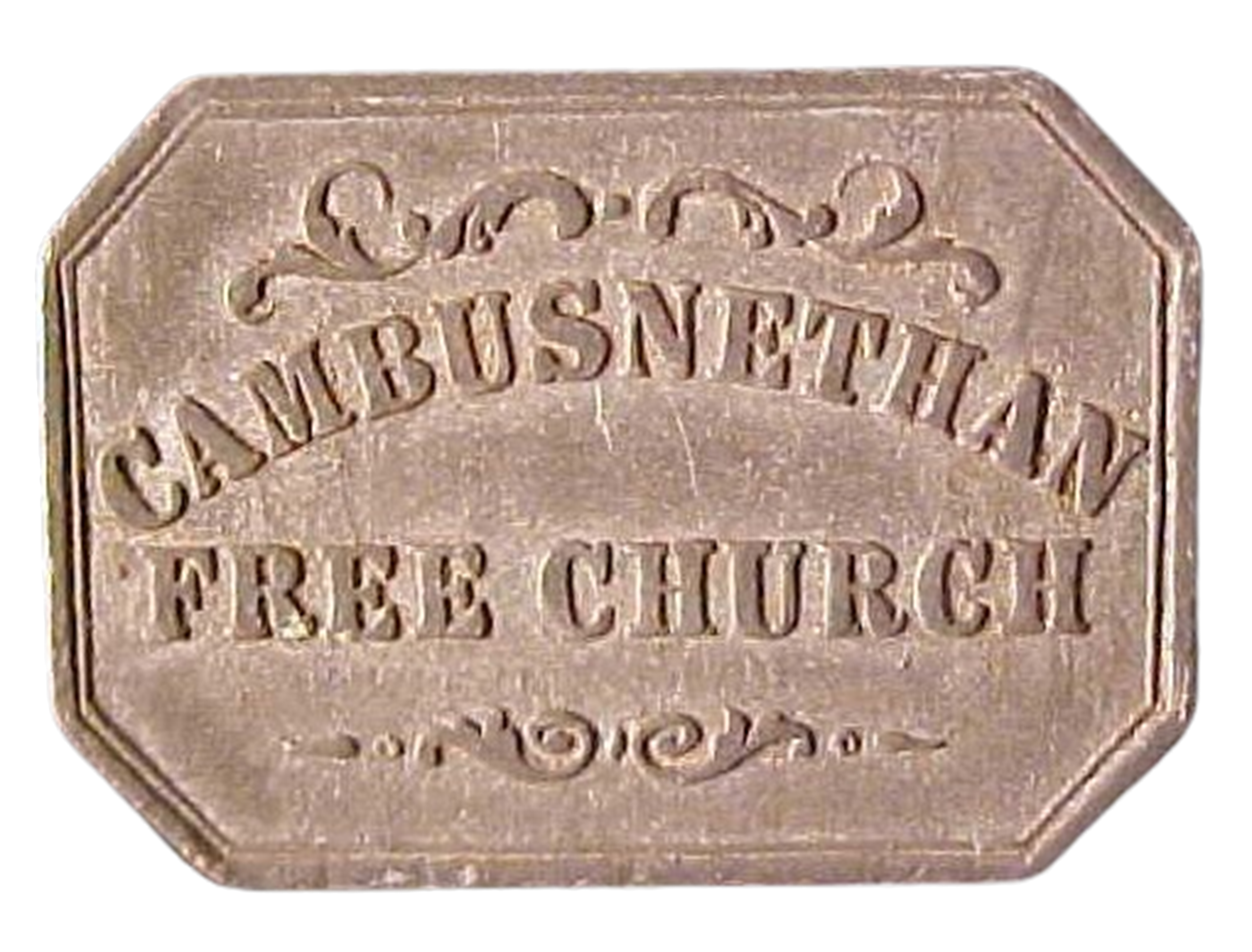 Communion Token, Cambusnethan Free Church, Wishaw.