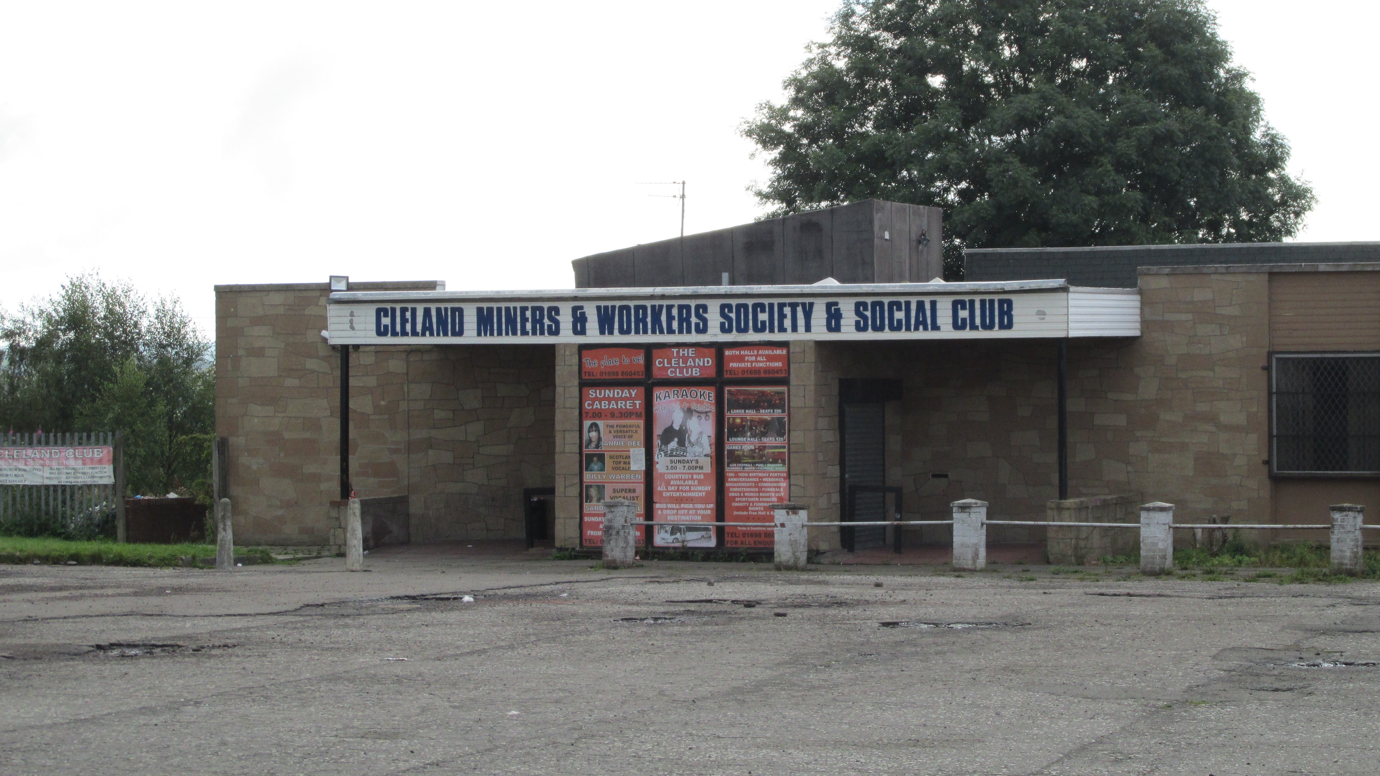 The Cleland Club, near Wishaw, 2018.