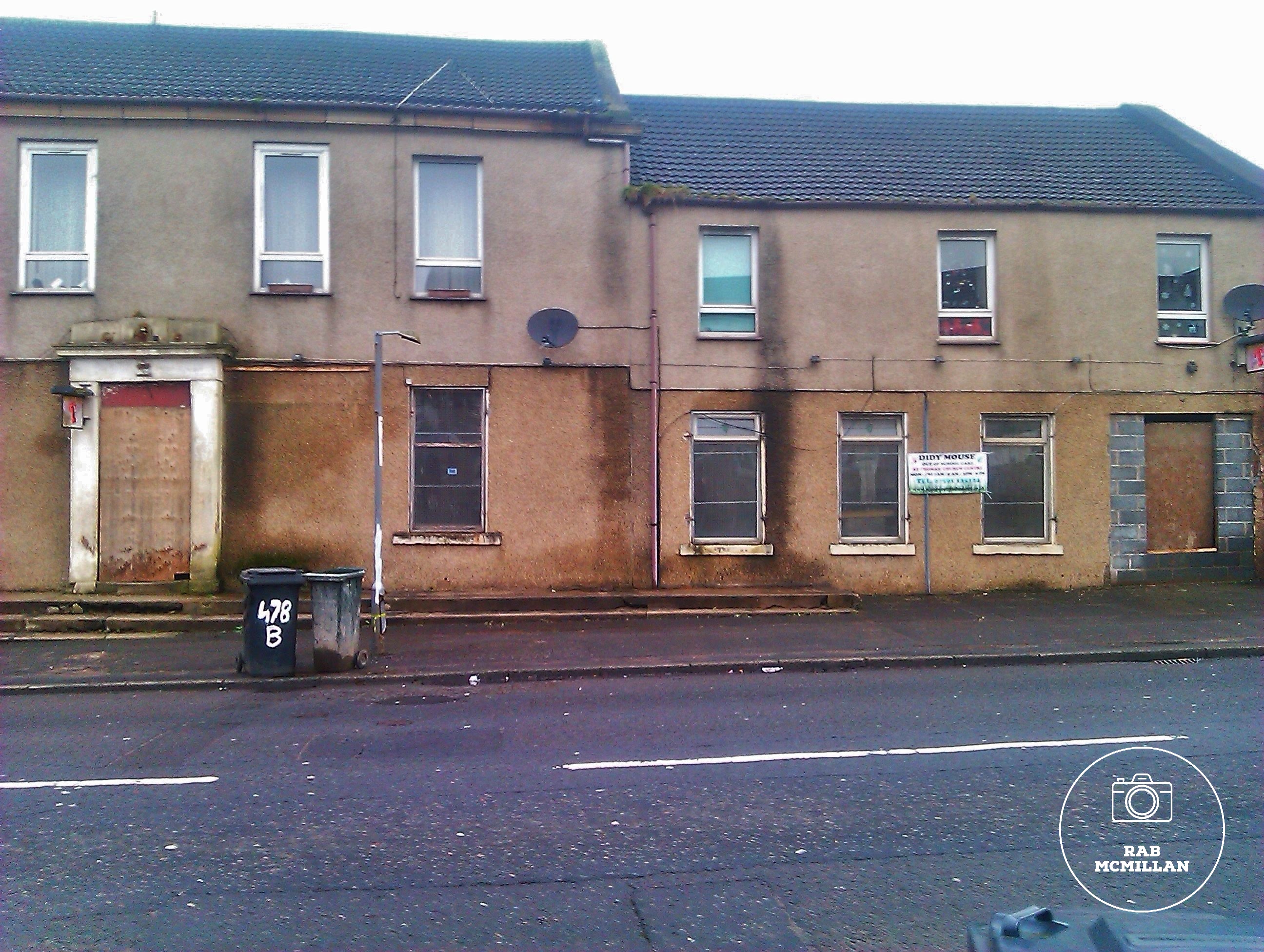 The old Station Bar, Caledonian Road, Wishaw, 2012.
