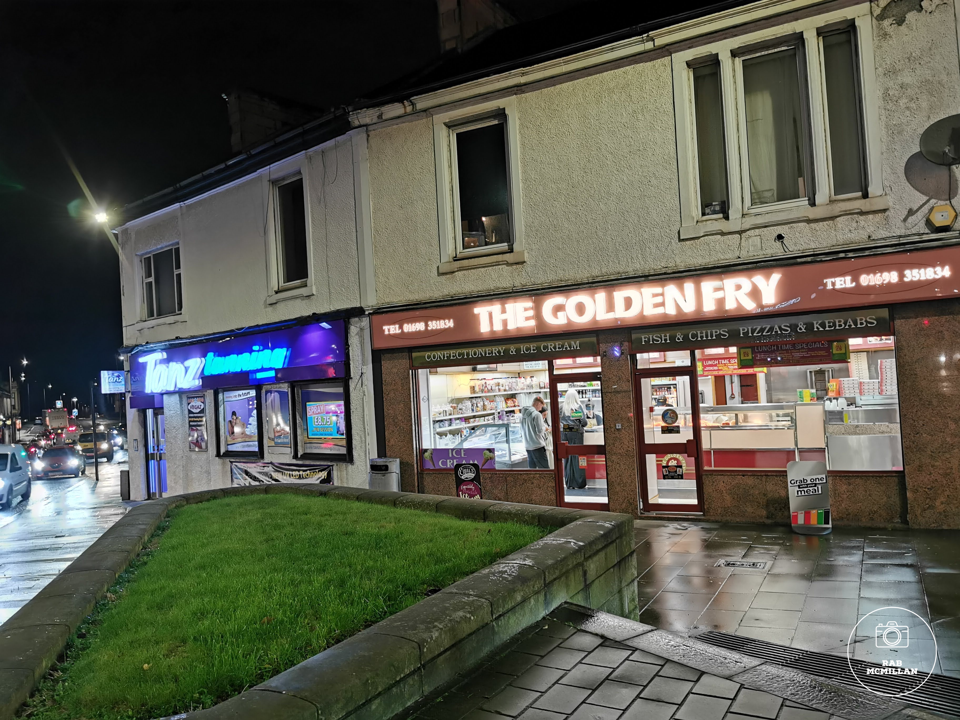 The Golden Fry, West Cross, Wishaw, 2024.