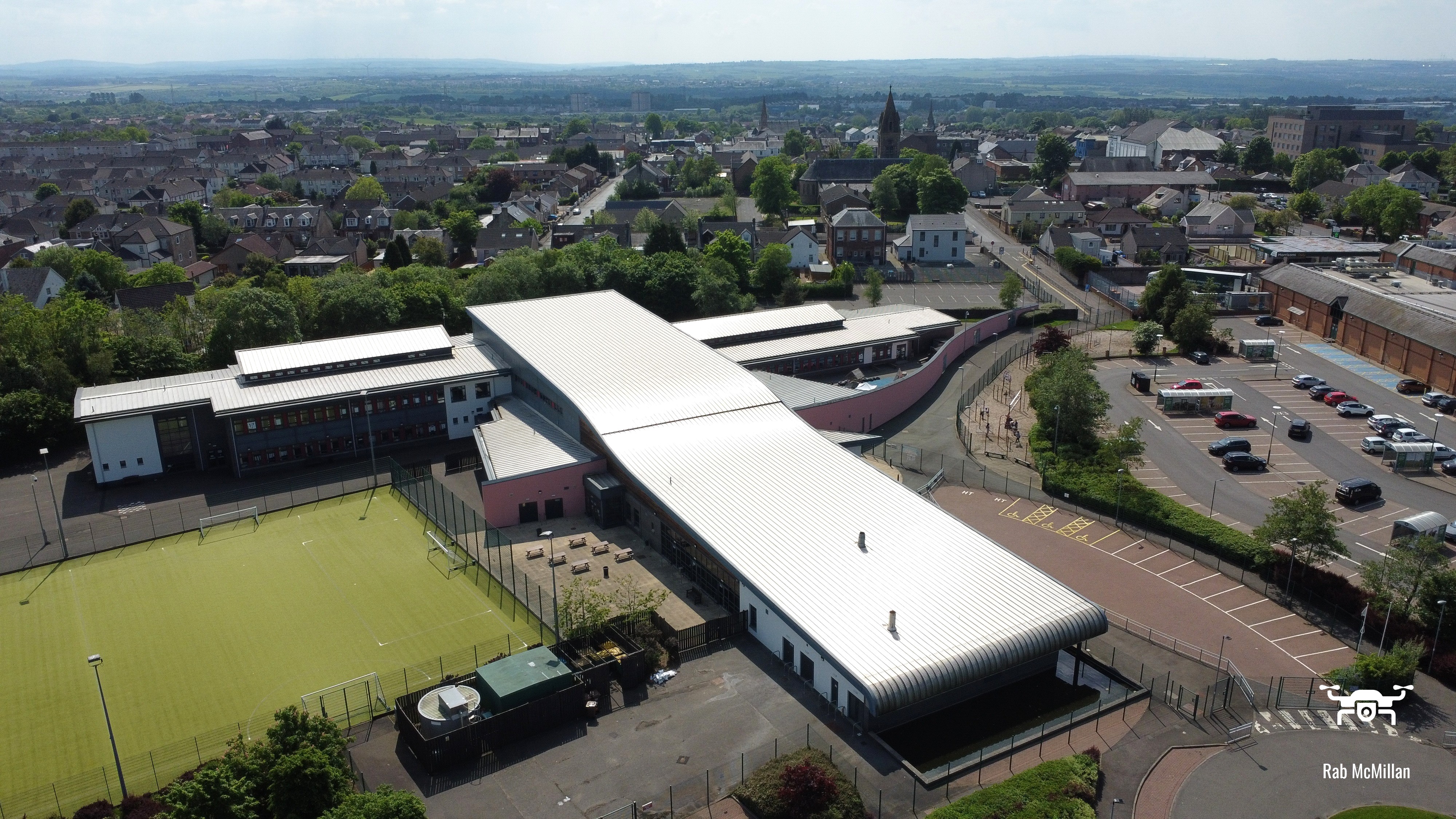 St Ignatius Primary School/Wishaw Academy, joint campus, Loch Park, Wishaw, 2024.