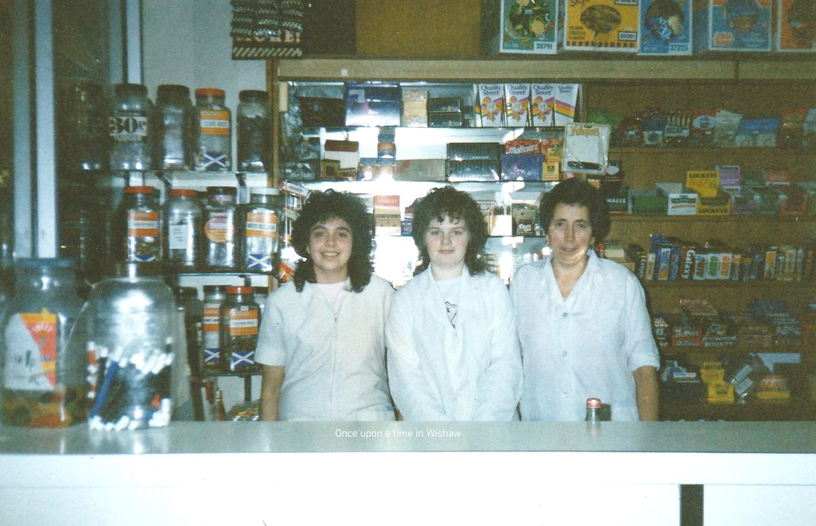 Toni's Chip Shop, Kirk Road, Wishaw, 1990's. Courtesy of Maria Rongione.