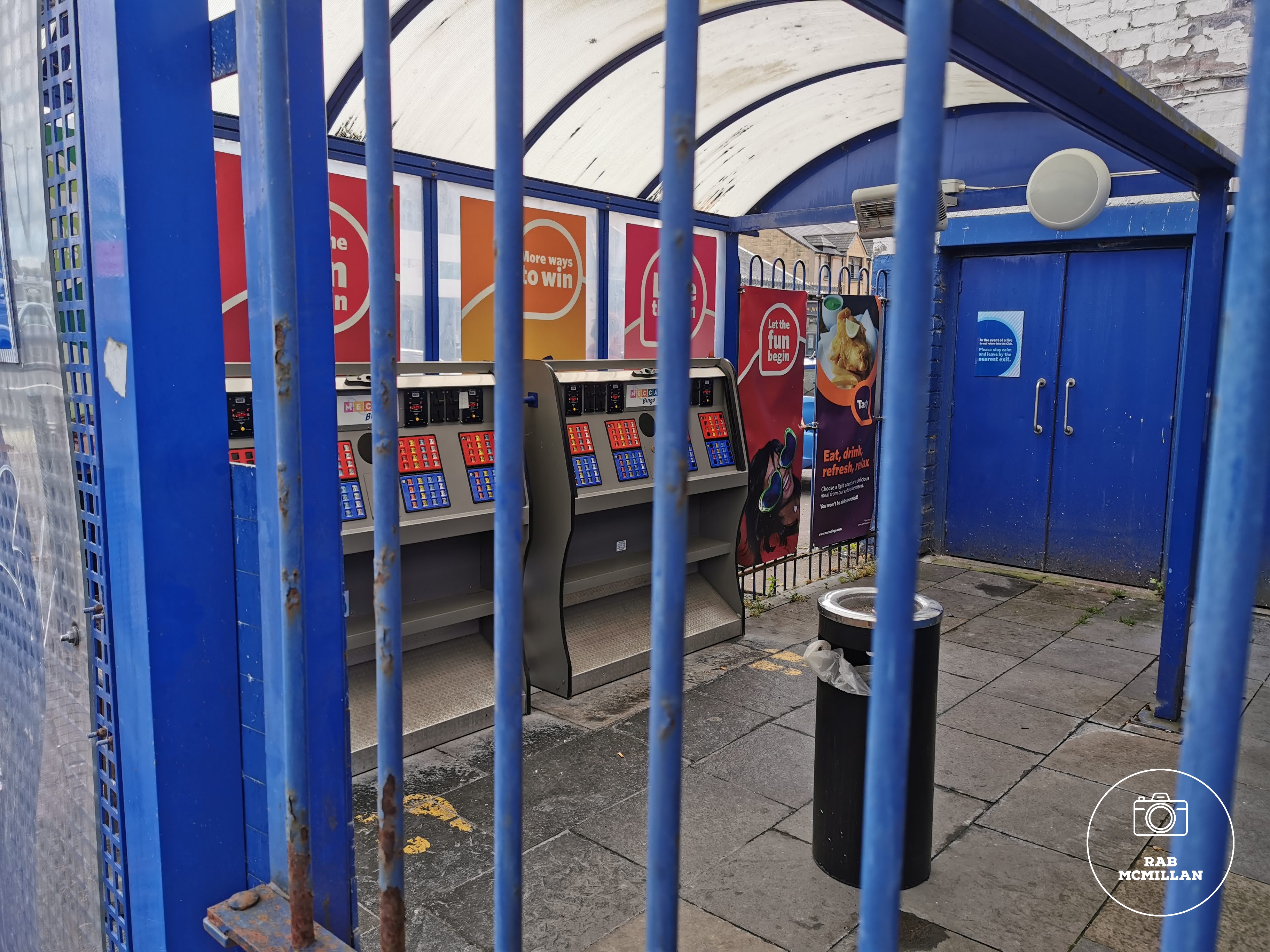 Outdoor Playing Area, Mecca Bingo, Kirk Road, Wishaw, 2020.