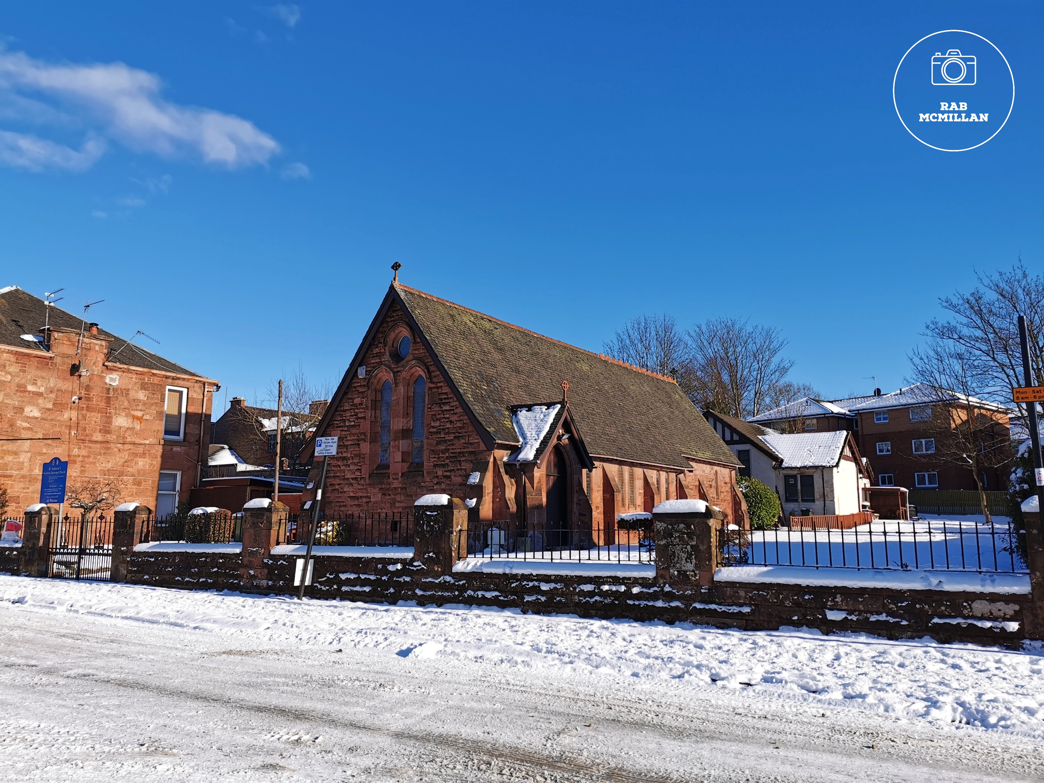 St Andrew's Episcopal Church, Belhaven Terrace, Wishaw, 2021.