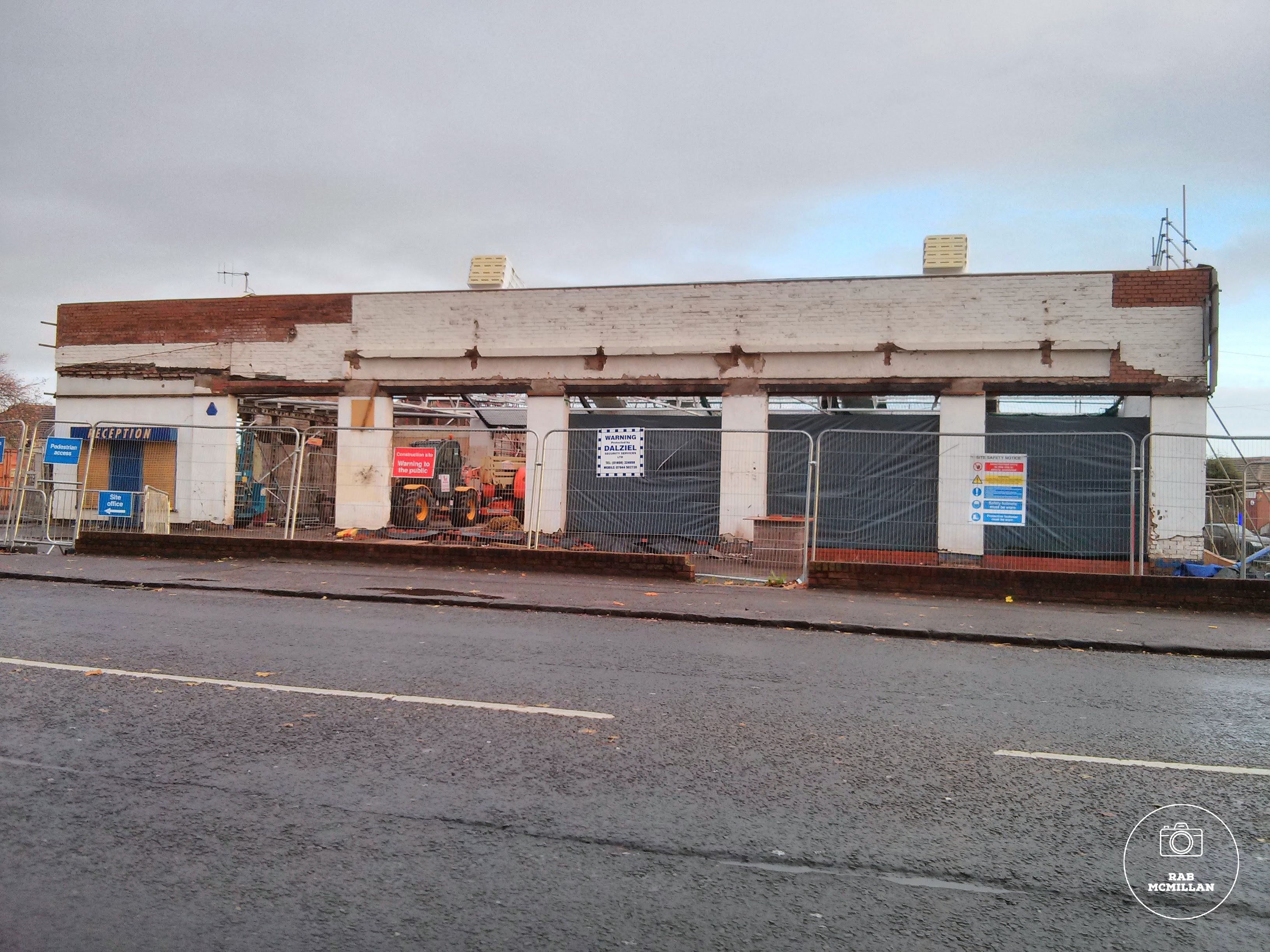 Renovation of McConechy's Tyre Service to Farmfoods, Glasgow Road, Craigneuk, Wishaw, 2013.