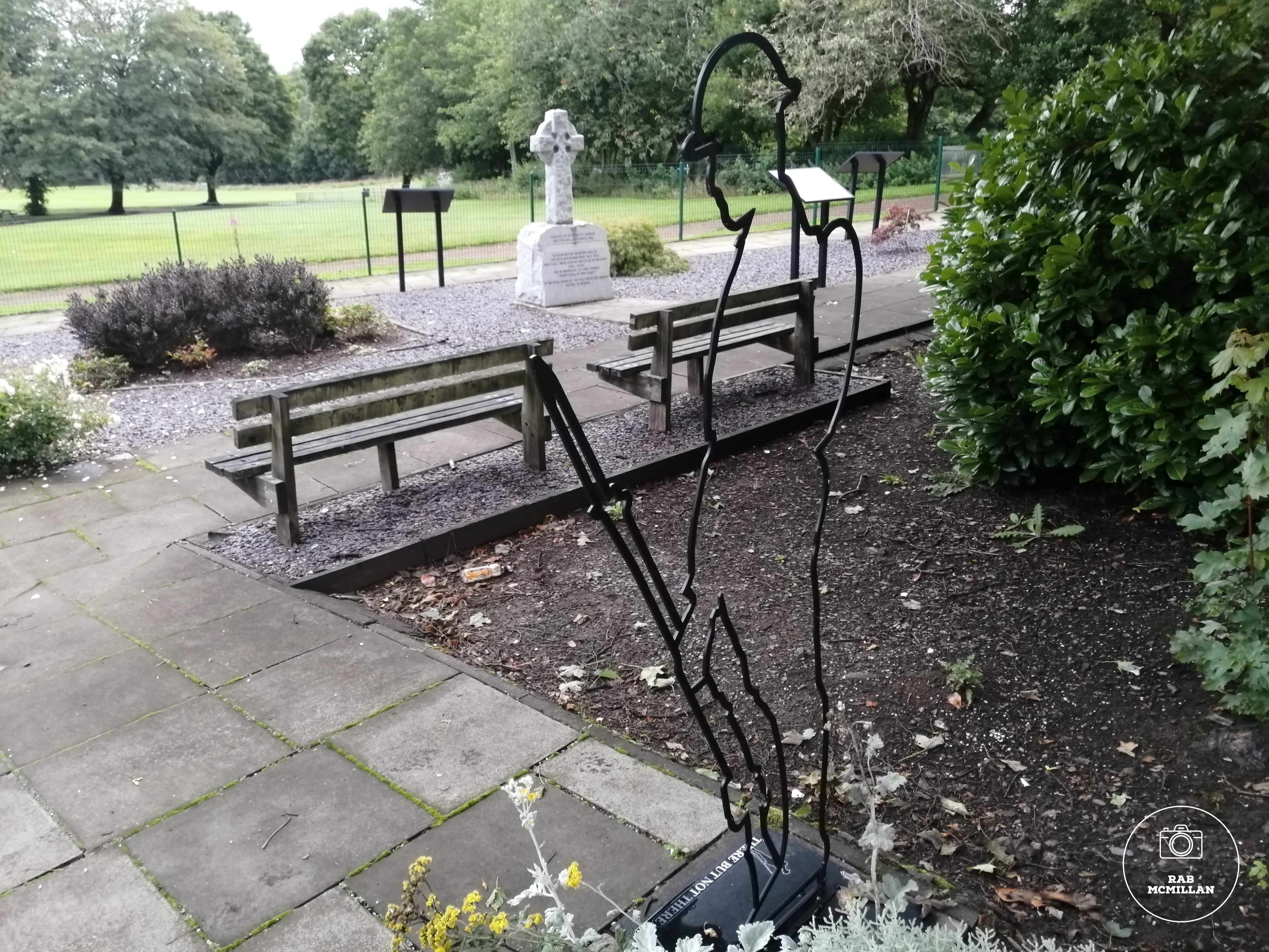 H.M. Forces, Memorial Garden, Belhaven Park, Wishaw, 2020.