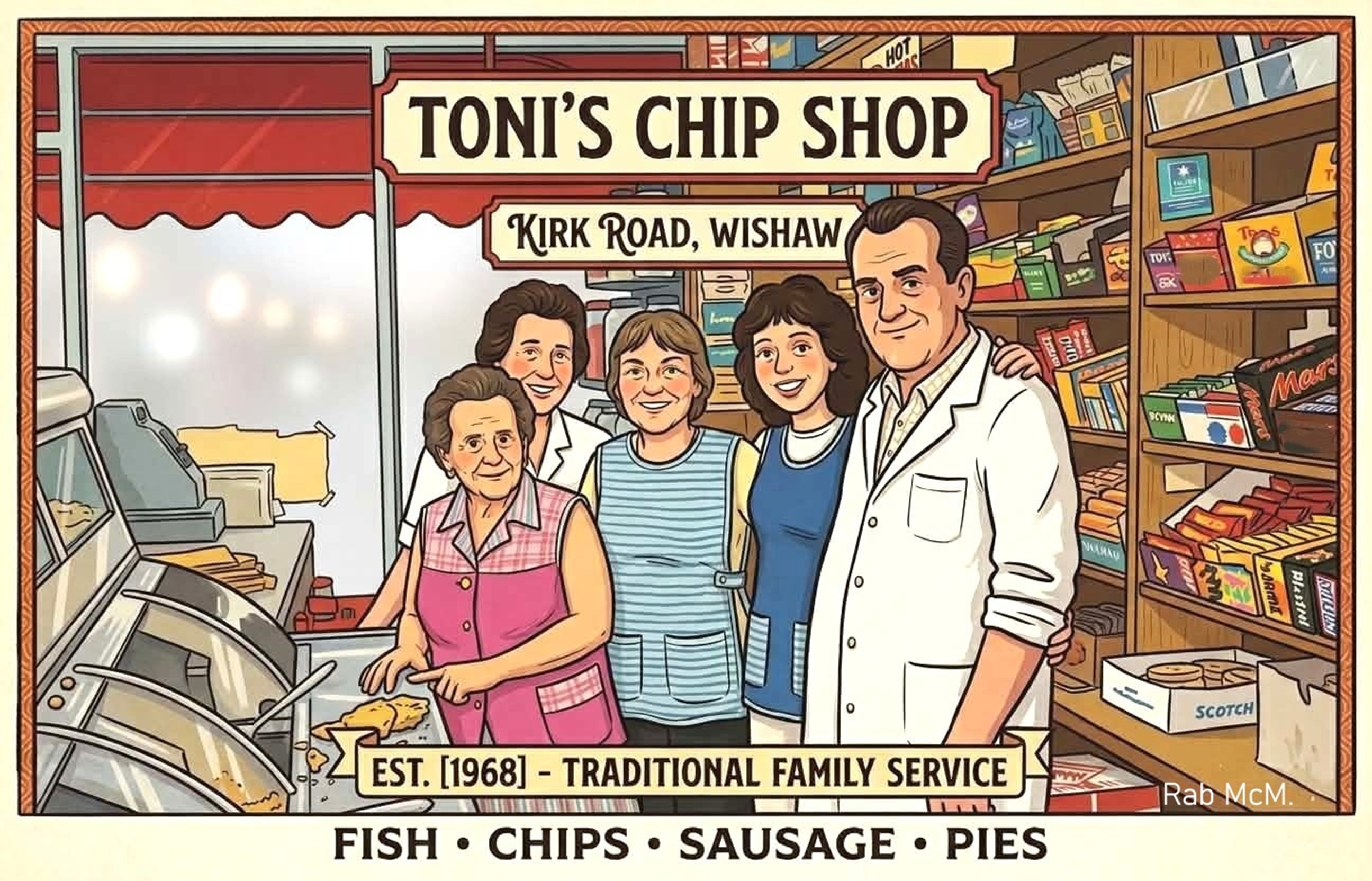 Toni's, Kirk Road, Wishaw.