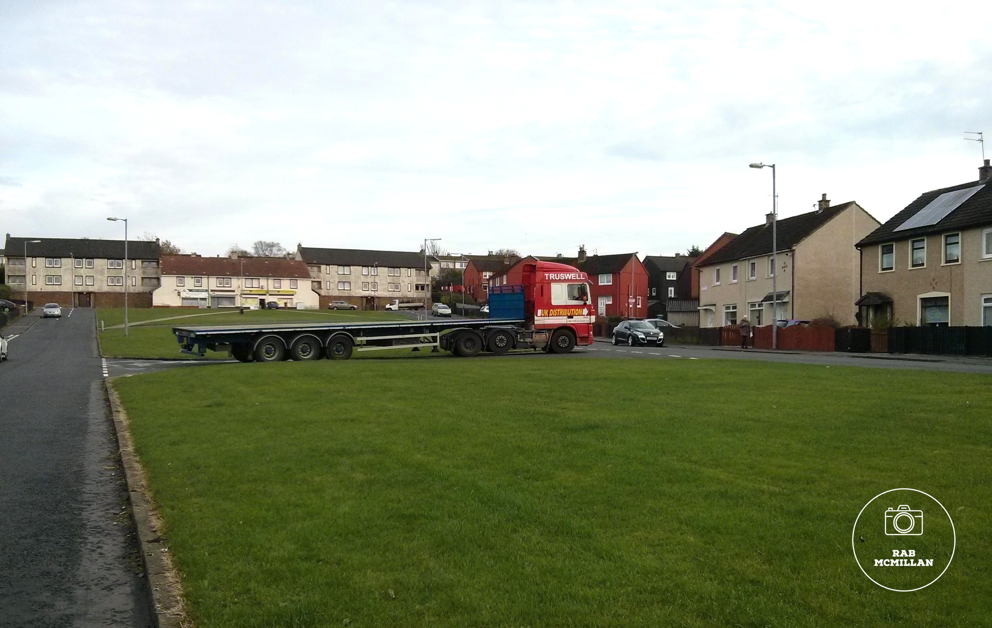 Lorry belonging to Truswell UK Distribution, Tarbert Avenue, Pather, Wishaw, 2014.