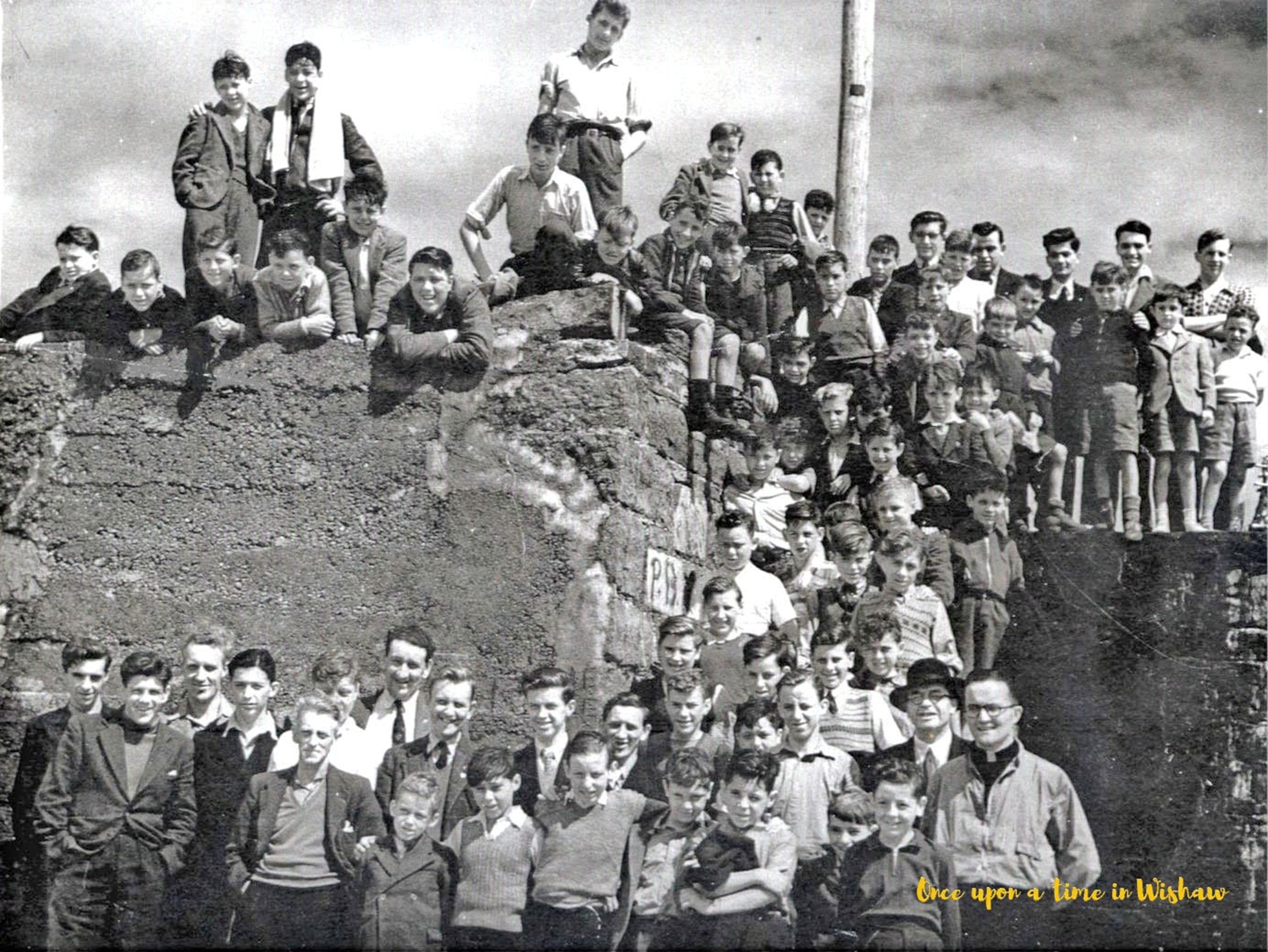Shieldmuir, Craigneuk, Boy's Guild, trip to Rush, Ireland, 1947. Courtesy of John Daly.