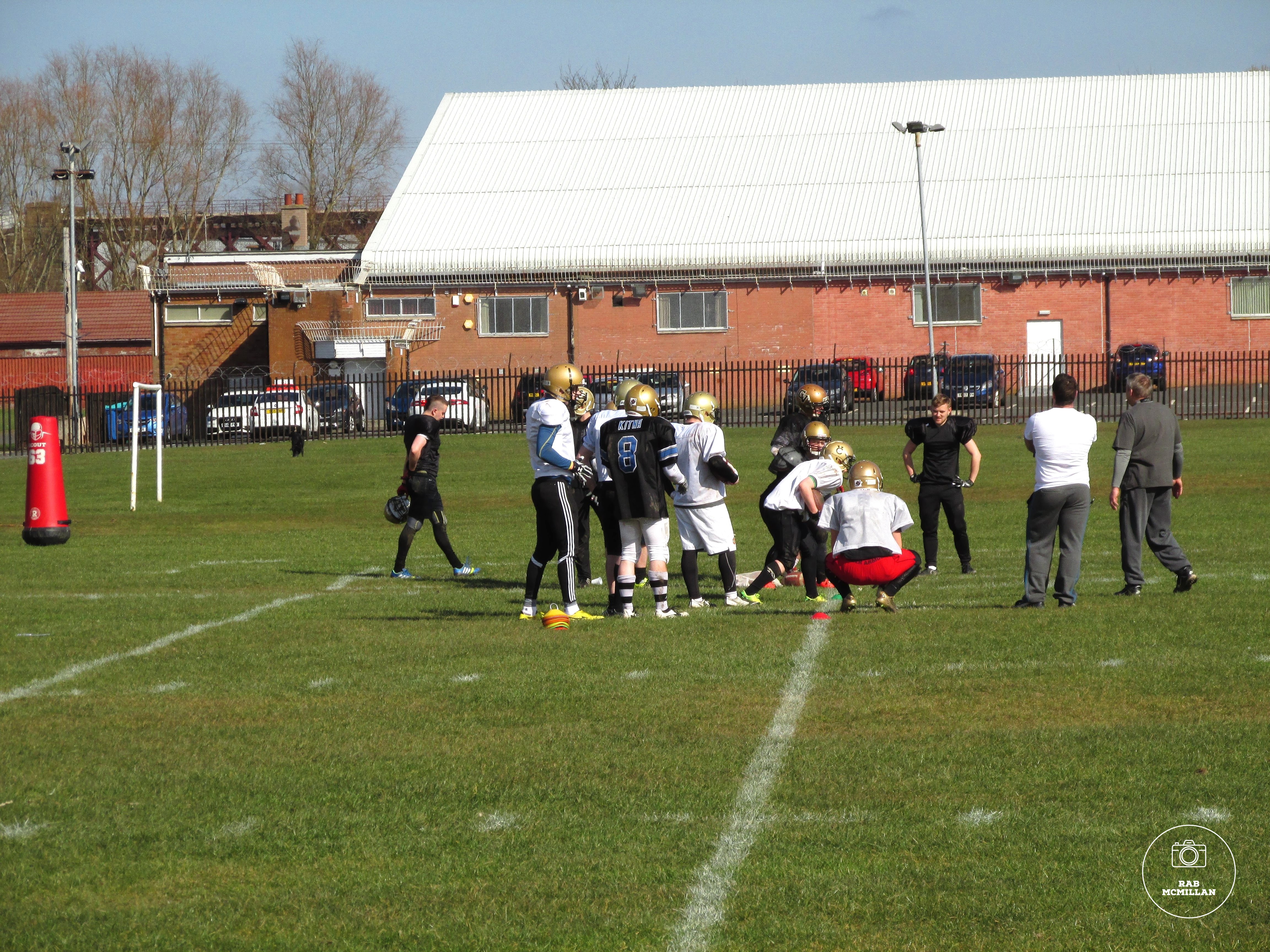 American Football at Beltane Park, Wishaw, 2016.