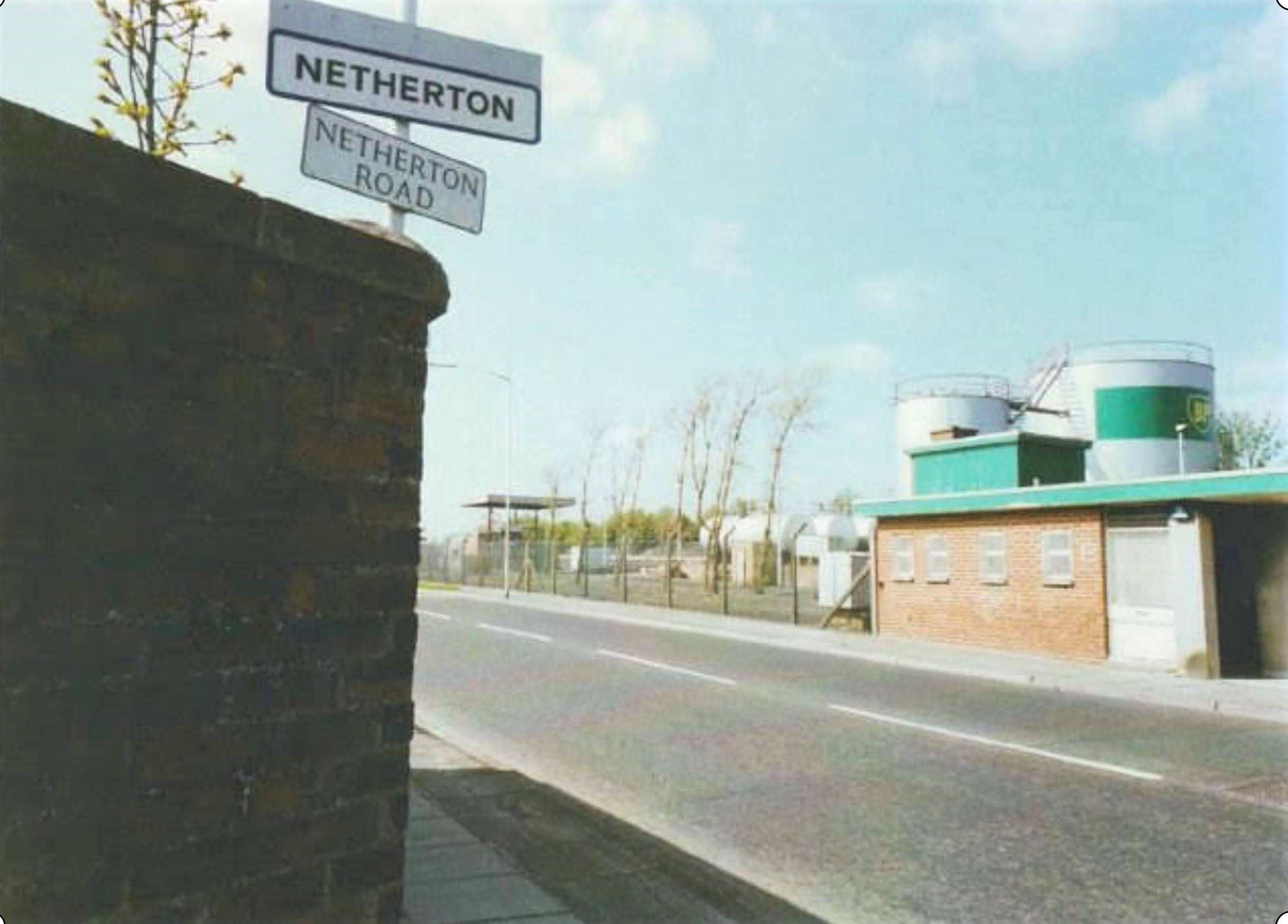 Netherton Road from Pickering's Corner, Wishaw, photo by John McKillop.