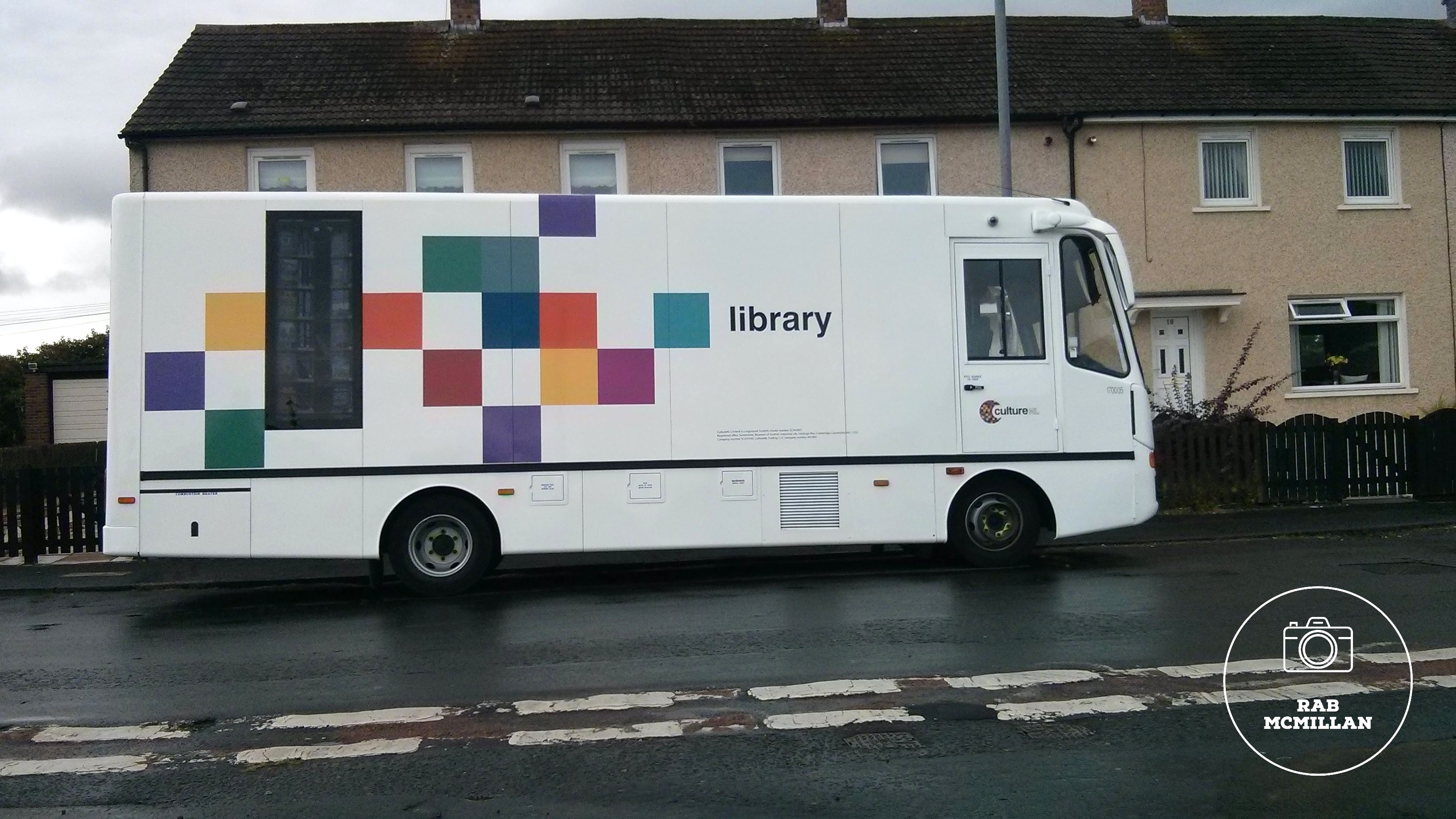 Mobile Library, Tarbert Avenue, Pather, Wishaw, 2015.
