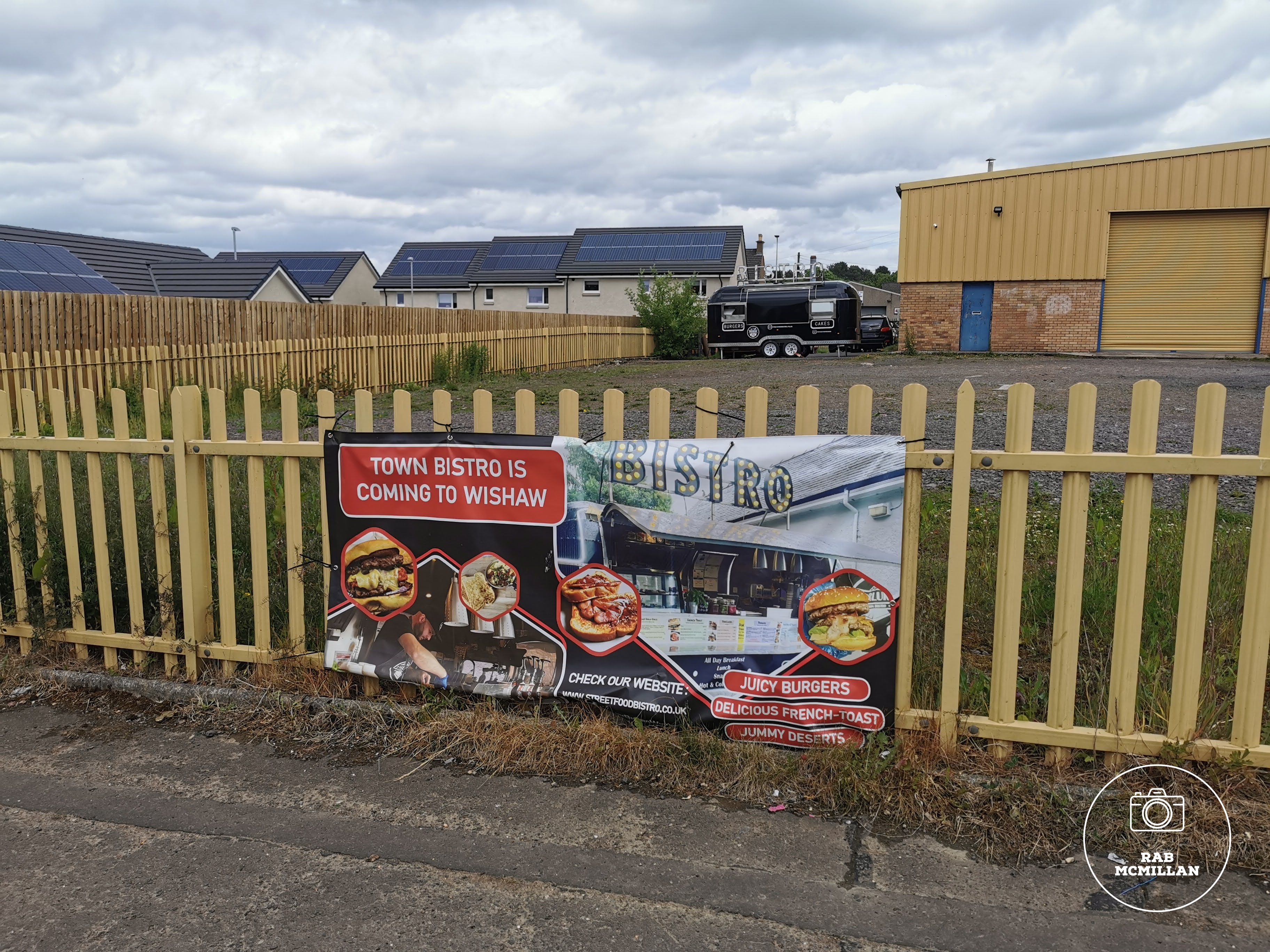 Town Bistro comes to Roberts Street, Wishaw, 2022.