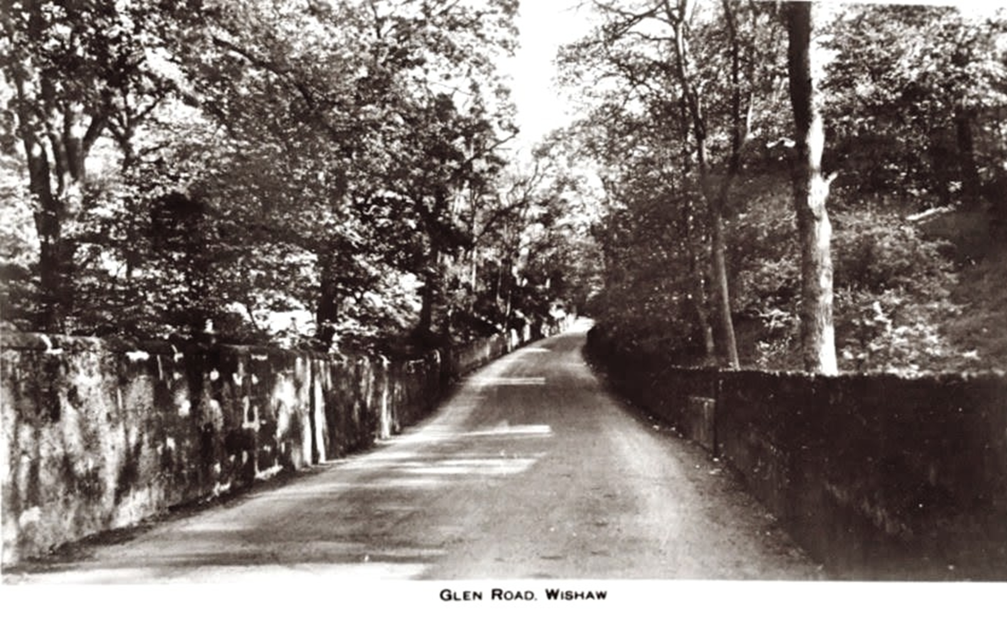 Glen Road, Wishaw, early 1900's.