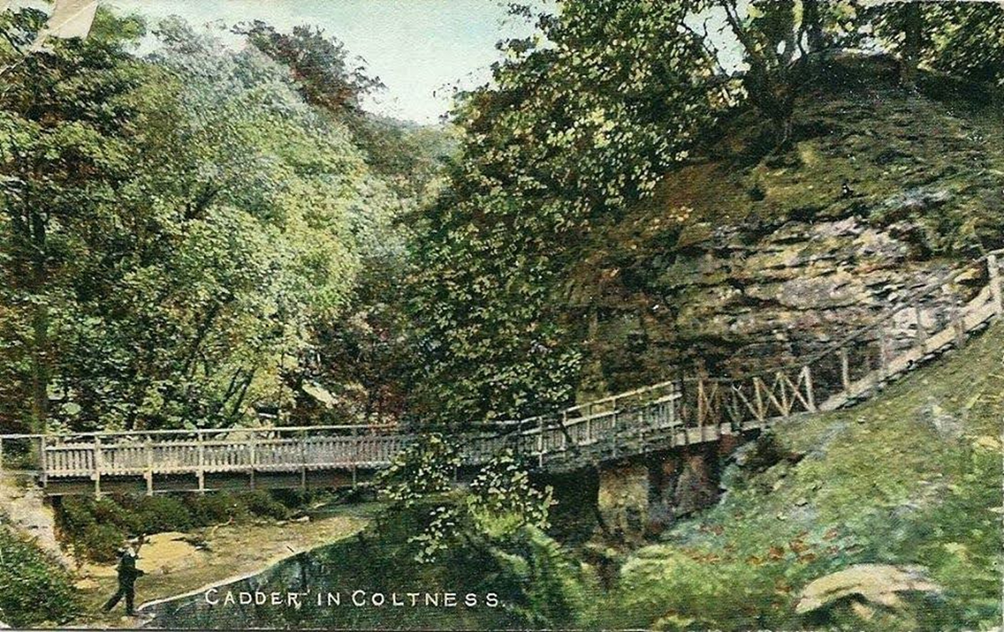 Old Postcard, Coltness Estate, Wishaw, early 1900's