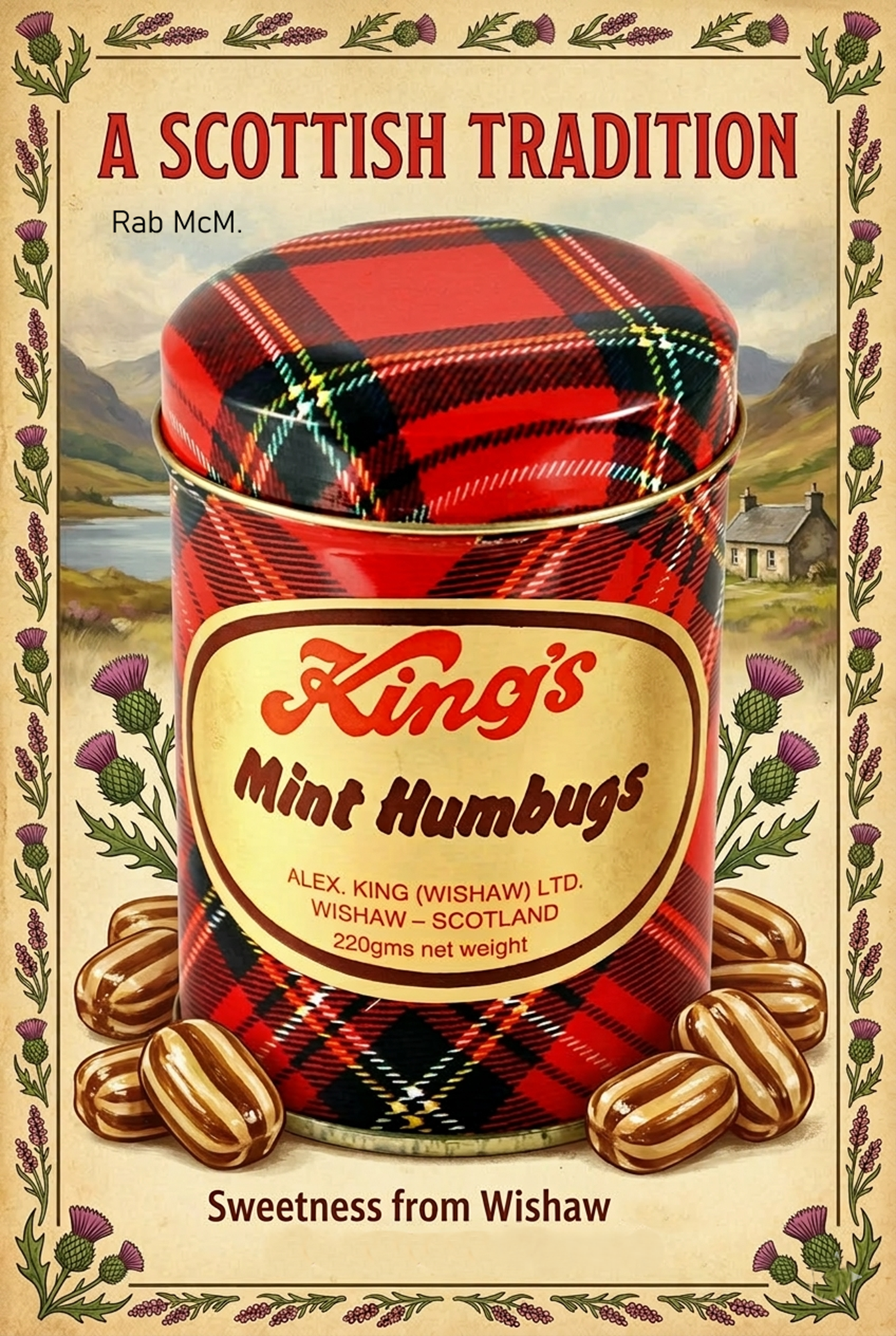 King's of Wishaw Mint Humbugs,