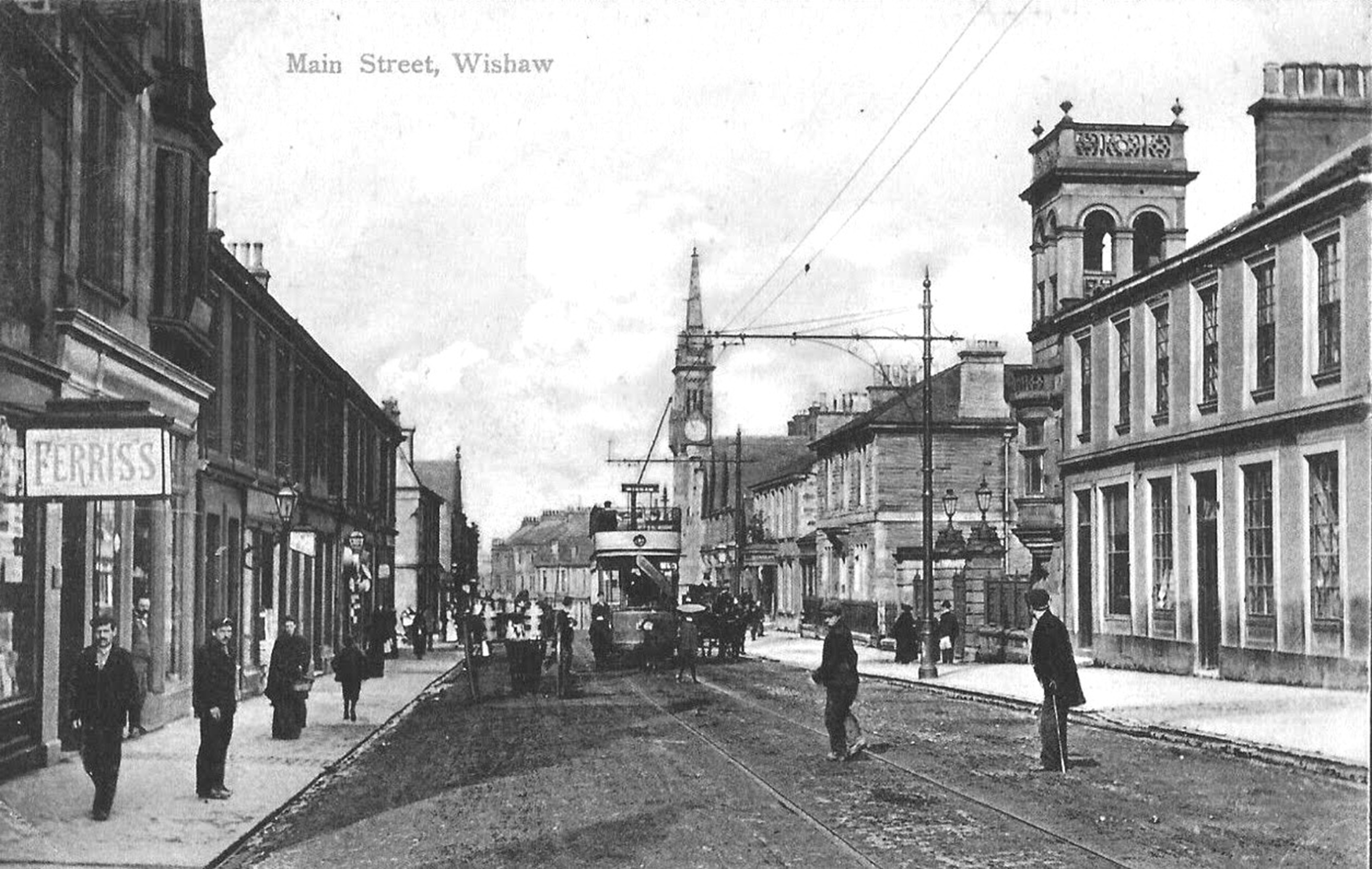 Main Street, Wishaw, early 1900's.