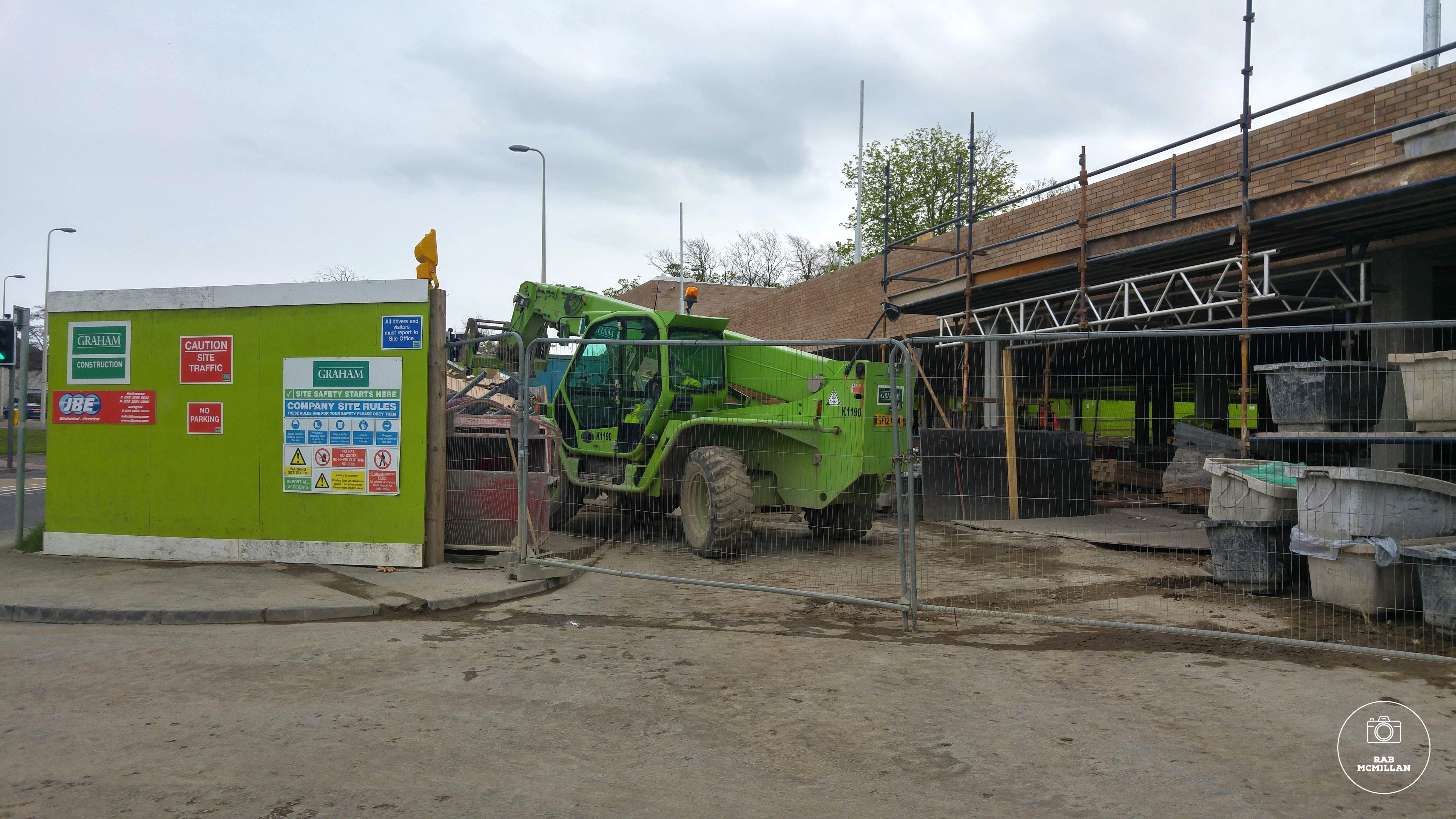 Construction of Car Park, Opposite Houldsworth Centre, Kenilworth Avenue, Wishaw, 2016. .
