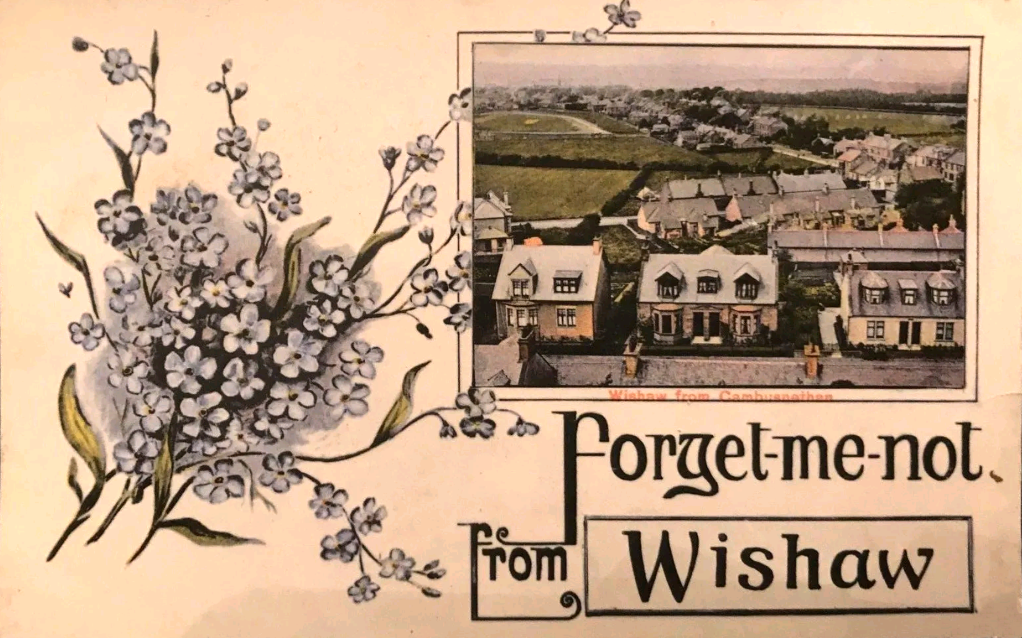 Old Wishaw Postcard.