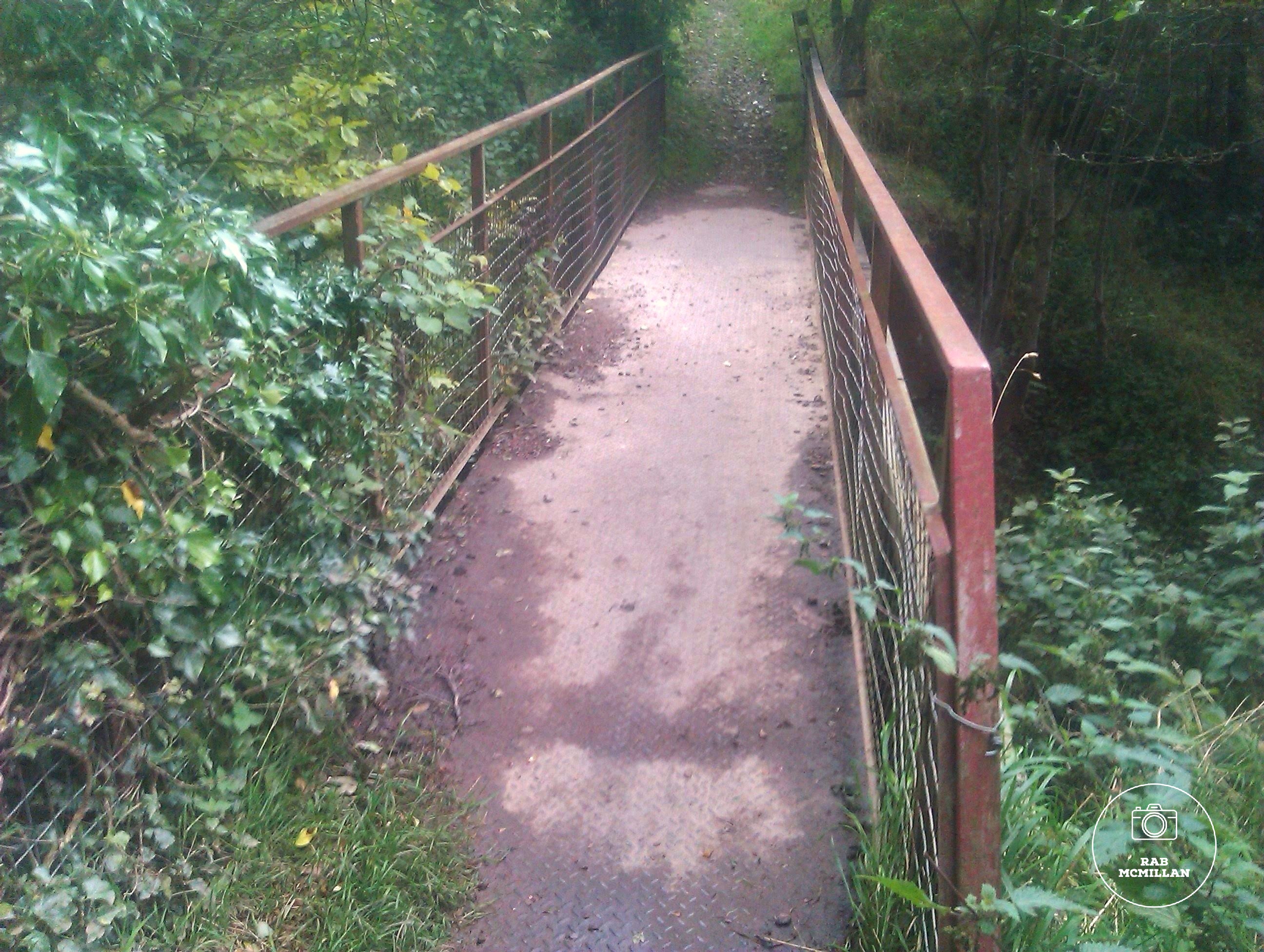 Footbridge between Gillhead, Waterloo and Law Village, 2012.